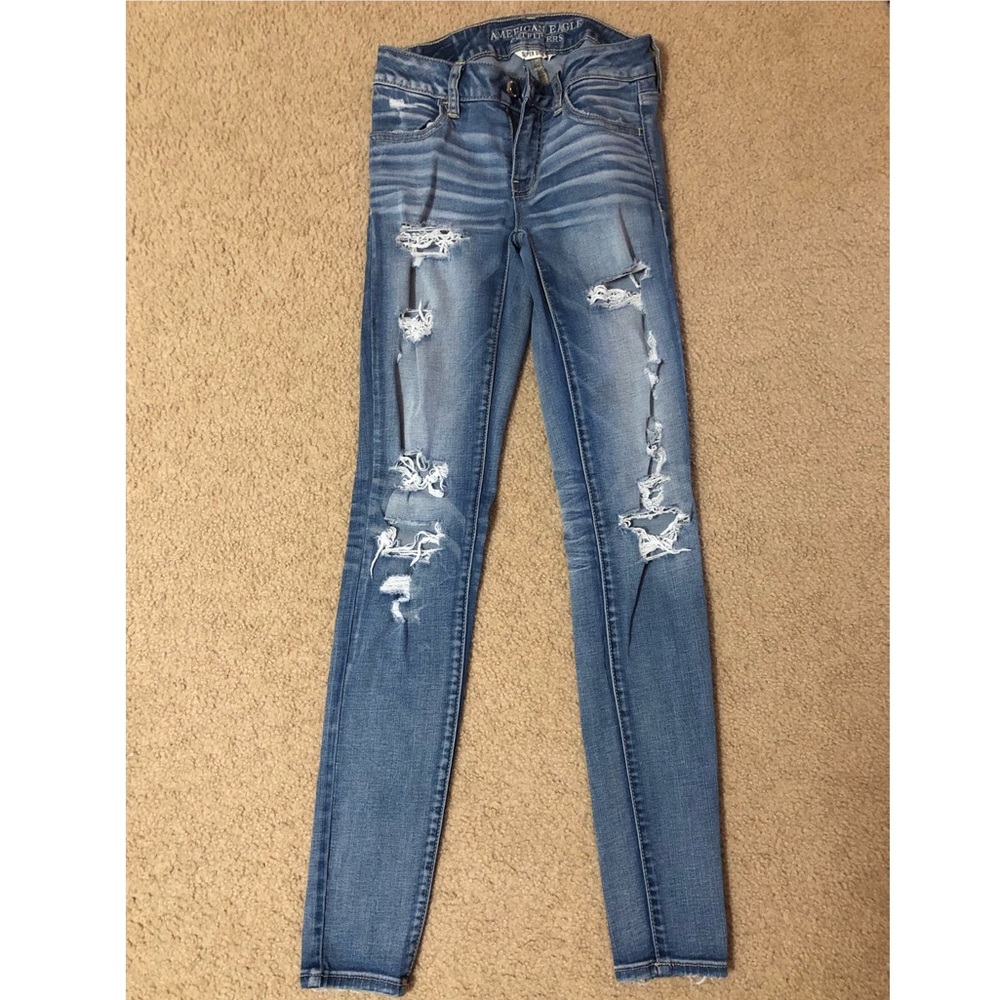 American eagle 2 super stretch regular jeans